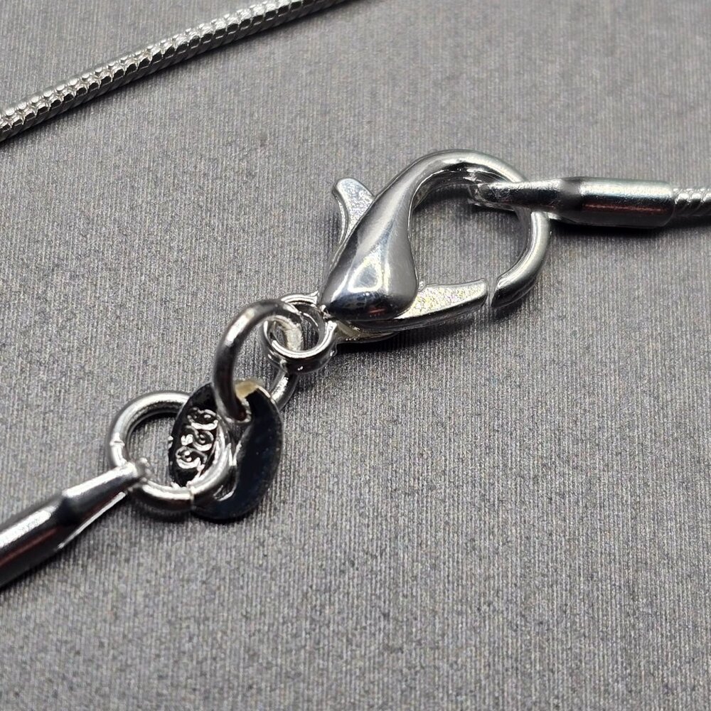Jane Eyre Book Locket Necklace 22" Silver Plated Pendant w/ 925 Chain - Picture 6 of 9